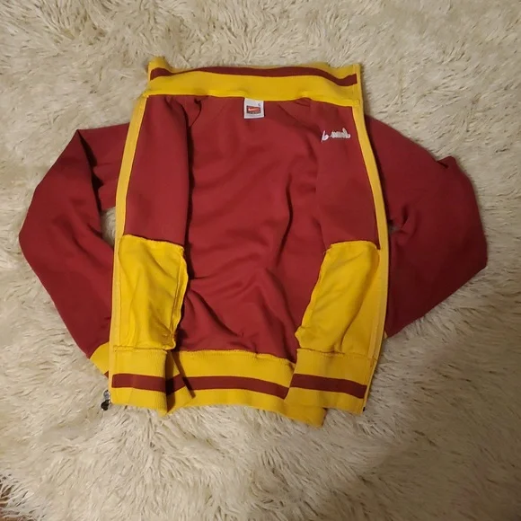 Nike Iowa State Cyclones full-zip track jacket in red and gold. - Picture 6 of 8